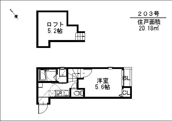 プリマヴェーラ博多の間取り