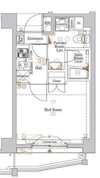 ブランノアール北赤羽の間取り