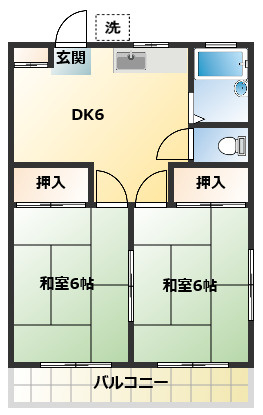 ホワイトベルハイムの間取り