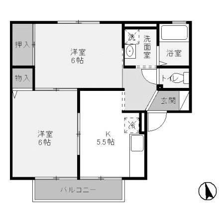 【間取り】 | フローラハイツ　Ａ