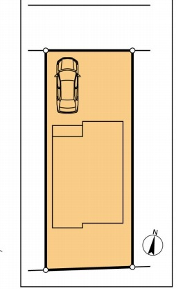 蓮田市藤ノ木　中古一戸建ての区画図|1号棟
