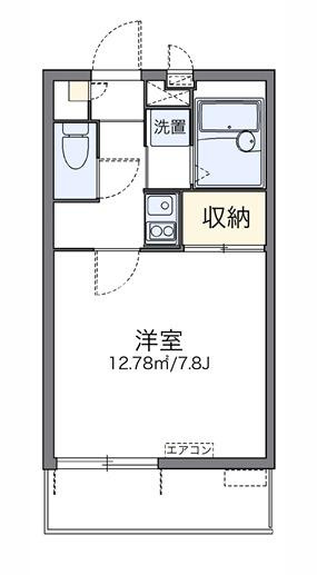 レオパレス曙の間取り