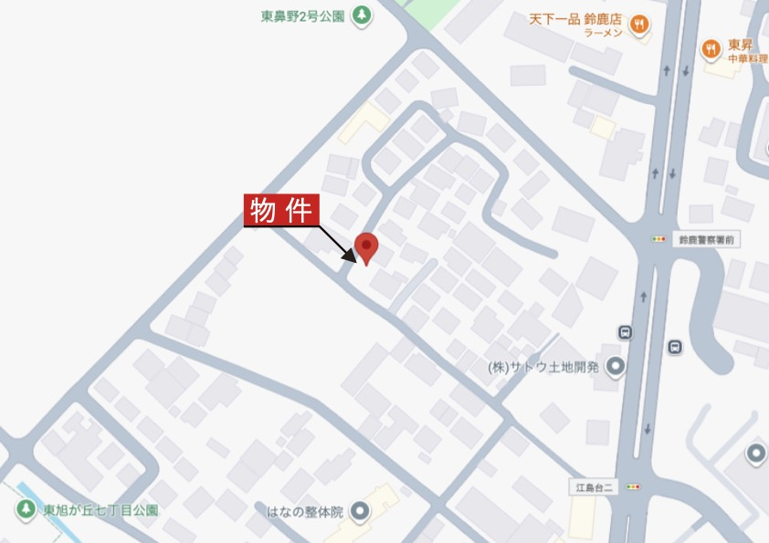 鈴鹿市南玉垣町《2号棟》の地図|詳細Map