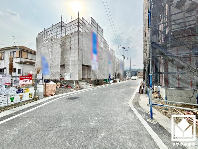 大津市雄琴５丁目　第26　1号棟の前面道路含む現地写真|3月29日　現地写真更新