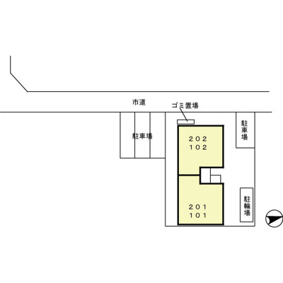 【区画図】 | Ｍｏｍｏ Ｈｏｕｓｅ Ⅱ