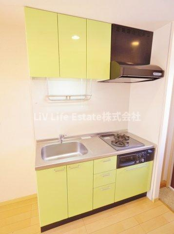 東村山市野口町１丁目のアパートのキッチン
