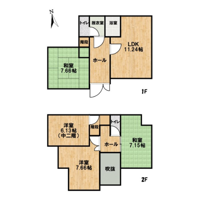 中古戸建　KEM高崎市楽間町1期　の間取り|図面と現況が異なる場合は、現況を優先いたします。