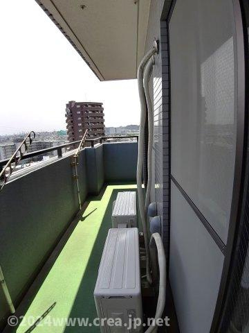 スカイビュウ11のバルコニー