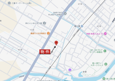 【地図】 | 鈴鹿市寺家6丁目《1号棟》 | 広域Map
