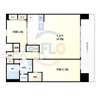 【間取り】 | プレジオ北浜　中大江小学校区 | プレジオ北浜　間取り