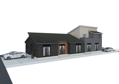 【外観パース】 | 鈴鹿市寺家6丁目《2号棟》