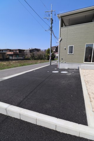 広川町久泉新築戸建の駐車場