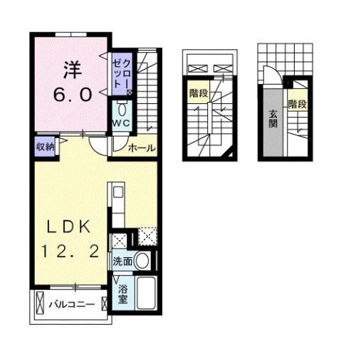 【間取り】 | アンジュ・大小路