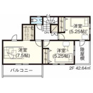 中区円山2期の間取り