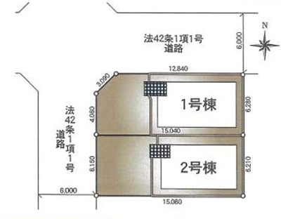 【区画図】 | 綾瀬市小園南第4 新築戸建 全2棟