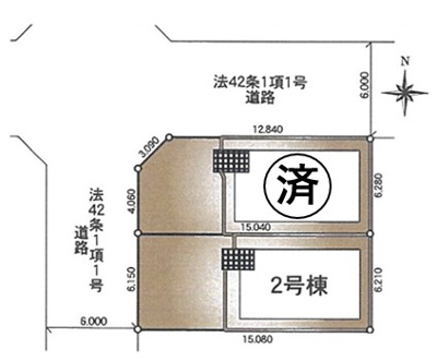 【区画図】 | 綾瀬市小園南第4 新築戸建 全2棟