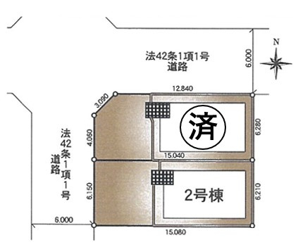 【区画図】 | 綾瀬市小園南第4 新築戸建 全2棟