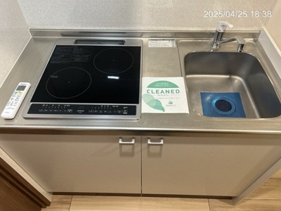 【キッチン】 | アーバンフロント秋葉原 | システムキッチン（2口IHコンロ）