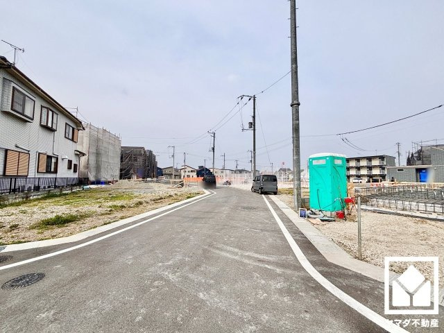 大津市雄琴５丁目　第26　2号棟の前面道路含む現地写真|3月29日　現地写真更新