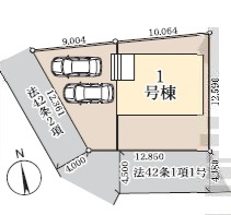 市原市椎津の区画図