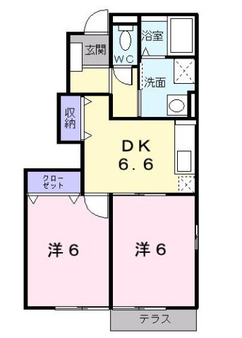 ルミエール参番館の間取り