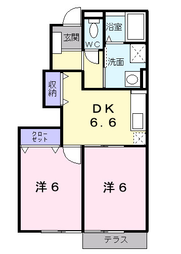 ルミエール参番館の間取り