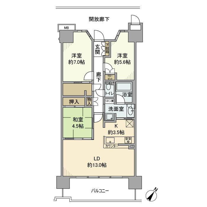 志木の杜テラスの間取り