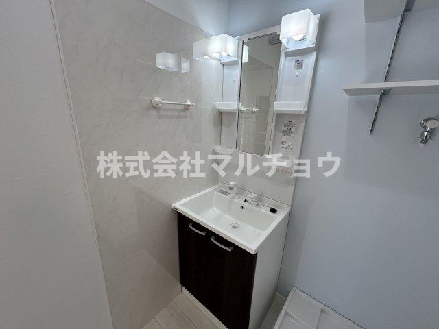 メゾンアルバＢの独立洗面台|独立洗面台、朝の身支度には欠かせません