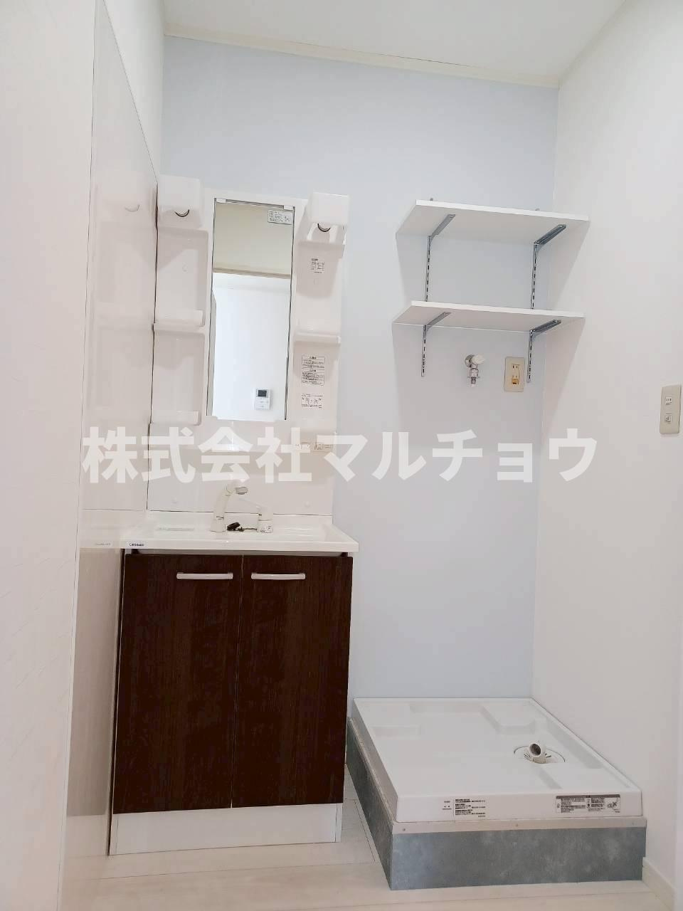 メゾンアルバＢの洗面所|使いやすい洗面所です