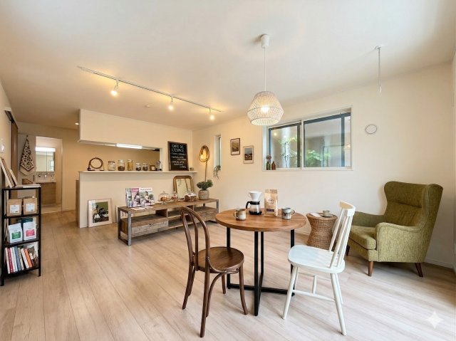 保土ケ谷区境木本町　新築戸建の居間・リビング|◆一家だんらんのスペースとなるＬＤＫ。窓から明るい光が差し込み、思わず家族の会話も弾む快適な空間。(家具はイメージです)