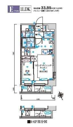 リヴシティ初台の間取り