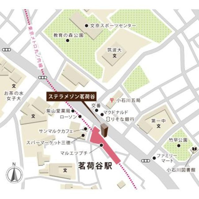 ステラメゾン茗荷谷の地図