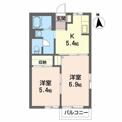 パレス・アザレアＣの間取り