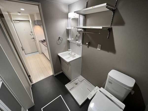 レナージュの洗面所|忙しい朝には欠かせない洗面所です
