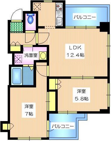 ヴァルミュール東山の間取り|★角部屋2面採光★