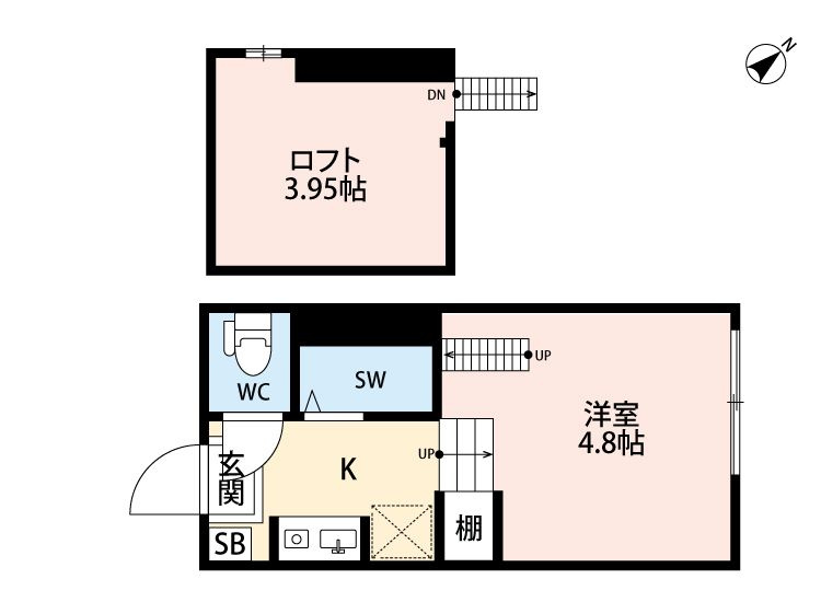 フォルテ北千住(フォルテキタセンジュ)の間取り