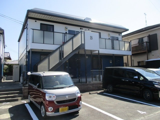 熊本市東区弓削町のアパートの外観