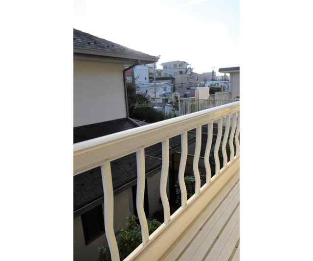ピアスズキのバルコニー