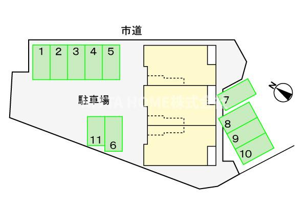 Ｍ．フルーレの区画図