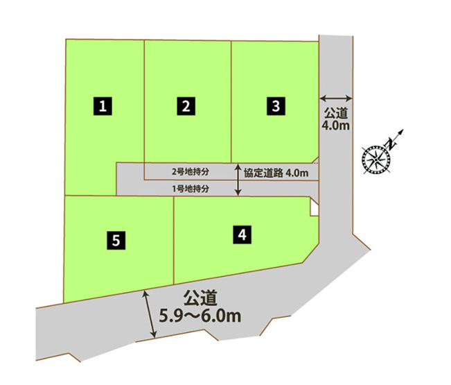 【区画図】 | 鴻巣市天神5丁目　新築戸建　全5棟　3号棟
