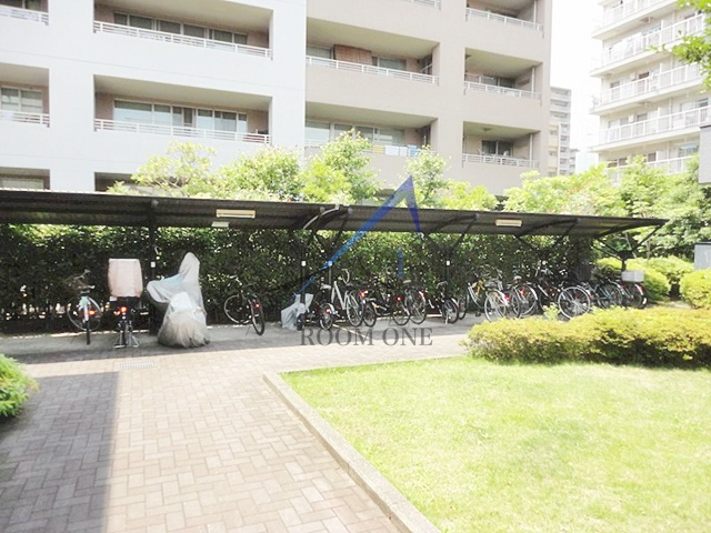 スクエア小杉B棟のその他共用部分|駐輪スペースです。