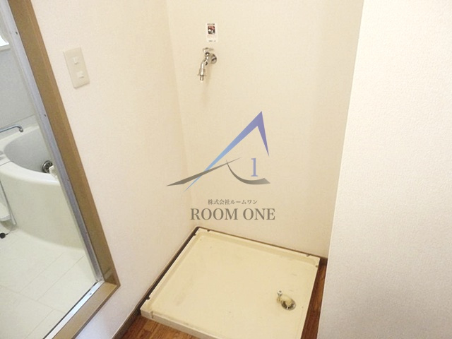 スクエア小杉B棟の設備|洗濯機置き場です。