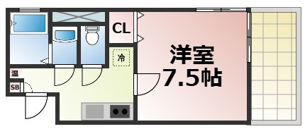 【間取り】 | BELL緑橋　仲介手数料無料