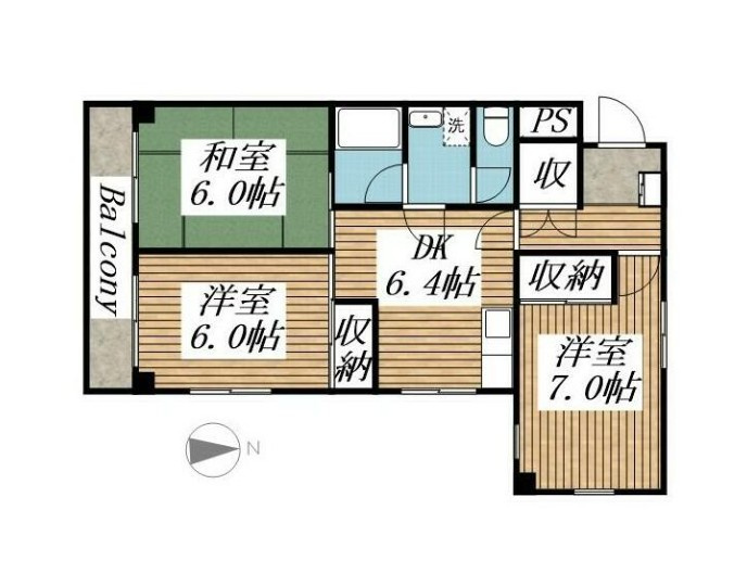 三郷市早稲田２丁目のアパート