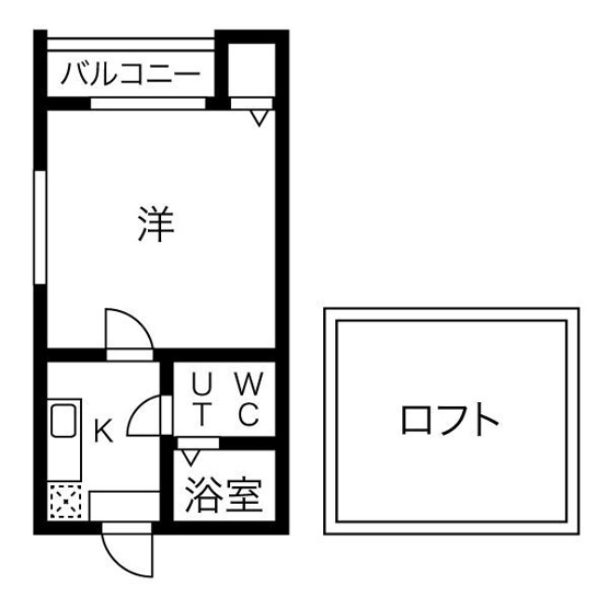 【間取り】 | コーポ愛花夢