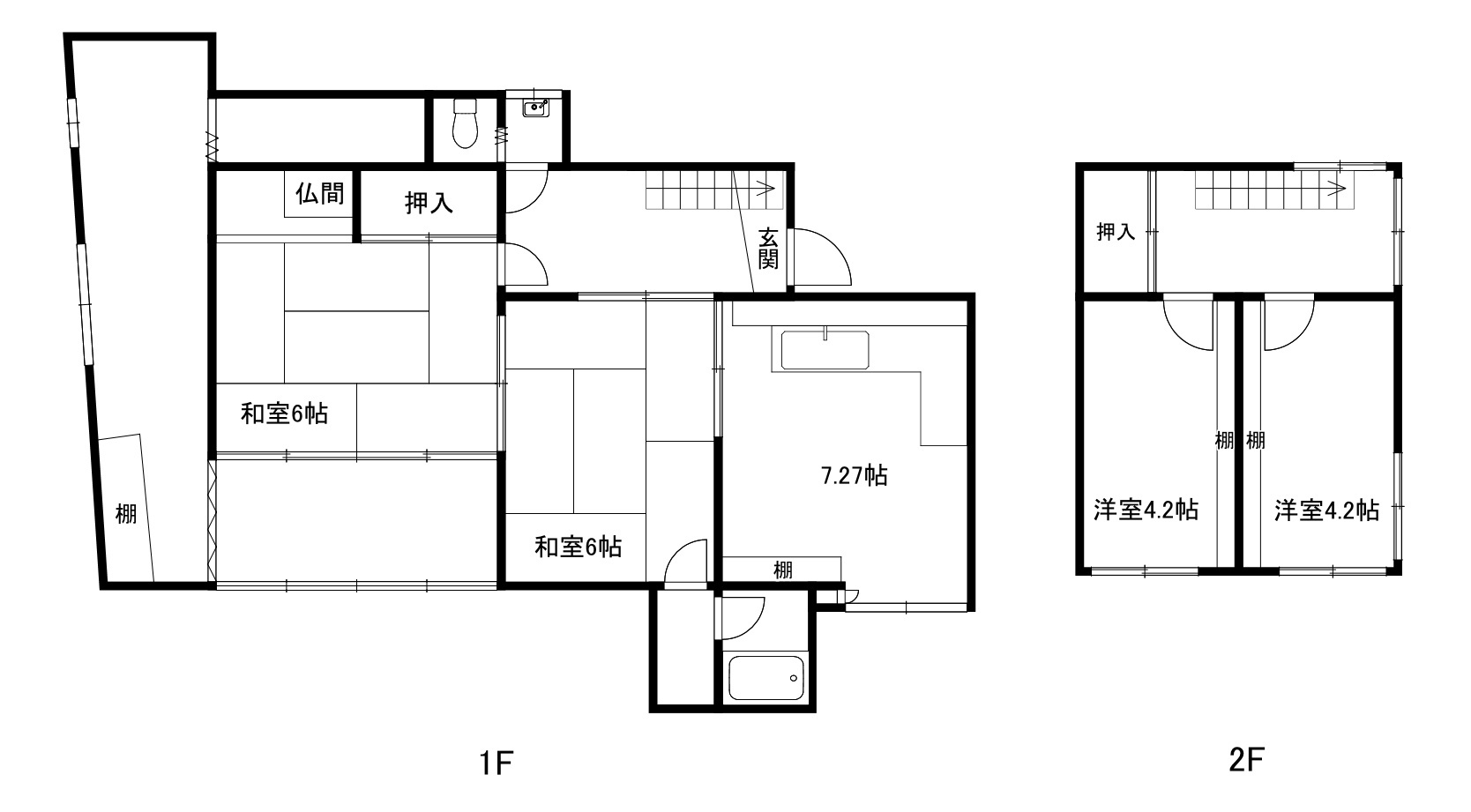 新在家戸建の間取り
