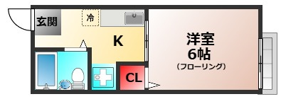 シティハイム６１AN'Sの間取り
