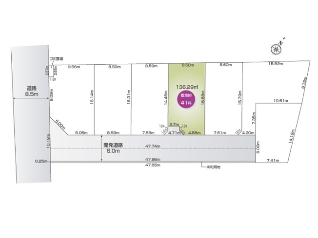【区画図】 | 北本市深井1丁目　新築戸建　全7棟　4号棟