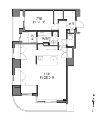 アスコットパーク両国石原の間取り
