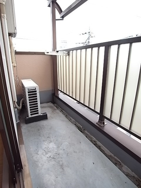 クリスタルカーサⅡのバルコニー